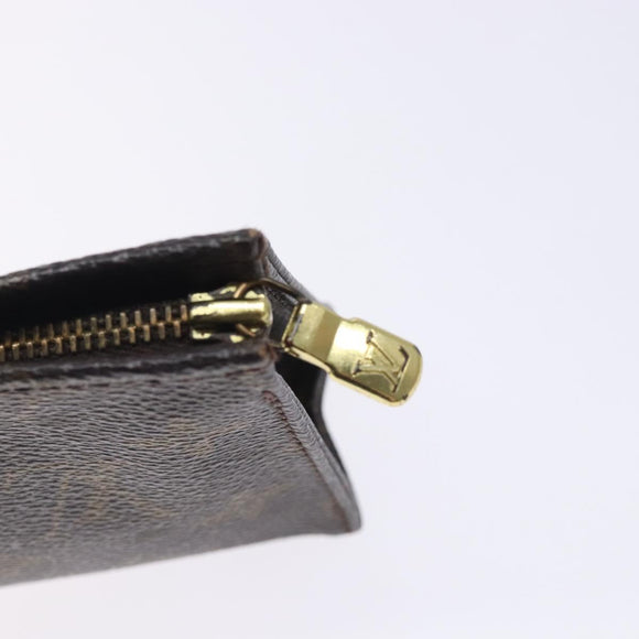 LOUIS VUITTON Monogram Poche Toilette 15 Pouch M47546 LV Auth 133292