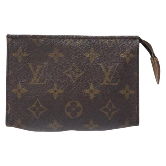 LOUIS VUITTON Monogram Poche Toilette 15 Pouch M47546 LV Auth 133292