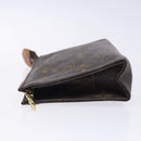LOUIS VUITTON Monogram Poche Toilette 15 Pouch M47546 LV Auth 133292-4