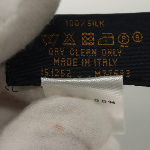 LOUIS VUITTON Bando BB Flowers Forever Scarf Silk Pink M77683 LV Auth 133297