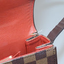 LOUIS VUITTON Damier Ebene Tribeca Ron Shoulder Bag N51160 LV Auth 133305-9