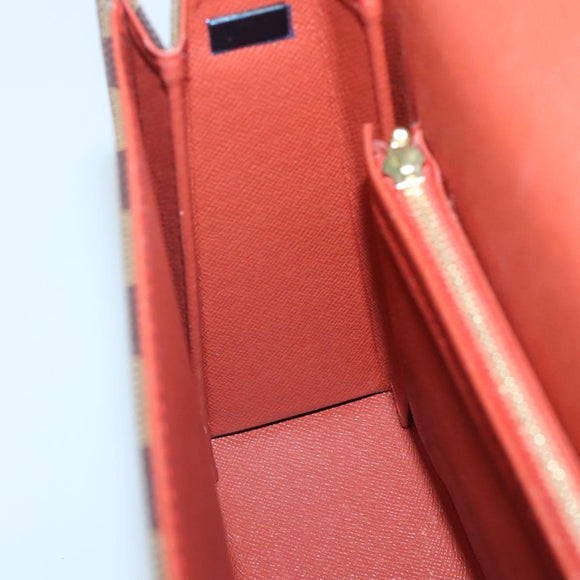 LOUIS VUITTON Damier Ebene Tribeca Ron Shoulder Bag N51160 LV Auth 133305