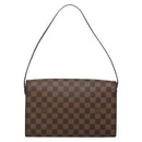 LOUIS VUITTON Damier Ebene Tribeca Ron Shoulder Bag N51160 LV Auth 133305-2