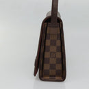 LOUIS VUITTON Damier Ebene Tribeca Ron Shoulder Bag N51160 LV Auth 133305-4