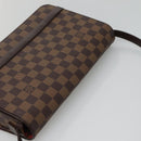 LOUIS VUITTON Damier Ebene Tribeca Ron Shoulder Bag N51160 LV Auth 133305-6
