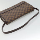 LOUIS VUITTON Damier Ebene Tribeca Ron Shoulder Bag N51160 LV Auth 133305-7
