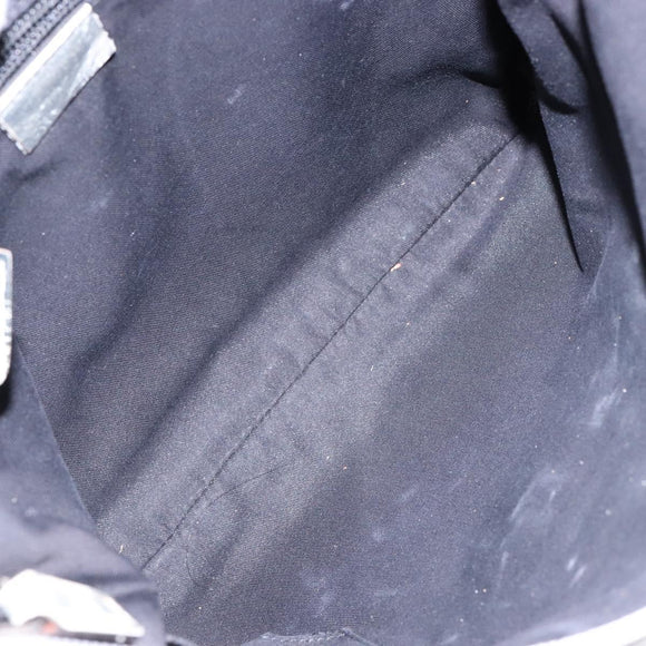 GUCCI GG Canvas Sherry Line Shoulder Bag Silver 145857 Auth 133310