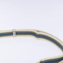 GUCCI GG Canvas Sherry Line Shoulder Bag Silver 145857 Auth 133310-8