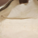 GUCCI GG Supreme Tote Bag PVC White Gold 336777 Auth 133312-11