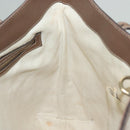 GUCCI GG Supreme Tote Bag PVC White Gold 336777 Auth 133312-19