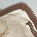 GUCCI GG Supreme Tote Bag PVC White Gold 336777 Auth 133312-20