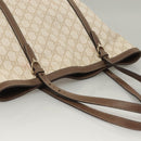 GUCCI GG Supreme Tote Bag PVC White Gold 336777 Auth 133312-8
