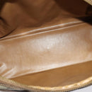 GUCCI GG Supreme Shoulder Bag PVC Beige Auth 133313-11