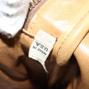 GUCCI GG Supreme Shoulder Bag PVC Beige Auth 133313-12