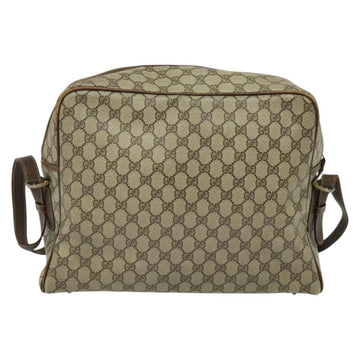 GUCCI GG Supreme Shoulder Bag PVC Beige Auth 133313 - 0