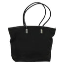 GUCCI Tote Bag Canvas Black Silver 002 2123 0456 Auth 133320-1
