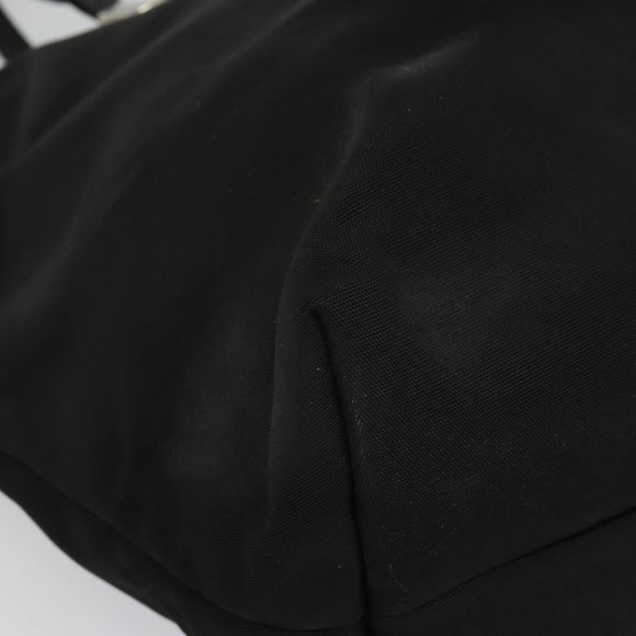 GUCCI Tote Bag Canvas Black Silver 002 2123 0456 Auth 133320