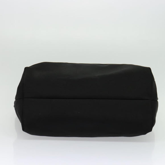 GUCCI Tote Bag Canvas Black Silver 002 2123 0456 Auth 133320