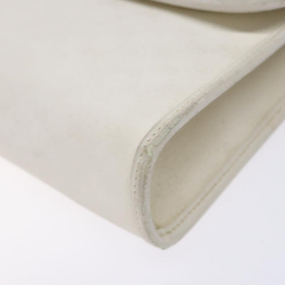 GUCCI Micro GG Supreme Shoulder Bag PVC White Gold 004 58 0264 Auth 133321