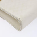 GUCCI Micro GG Supreme Shoulder Bag PVC White Gold 004 58 0264 Auth 133321-14