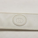 GUCCI Micro GG Supreme Shoulder Bag PVC White Gold 004 58 0264 Auth 133321-16
