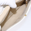 GUCCI Micro GG Supreme Shoulder Bag PVC White Gold 004 58 0264 Auth 133321-19