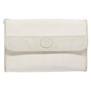 GUCCI Micro GG Supreme Shoulder Bag PVC White Gold 004 58 0264 Auth 133321-2