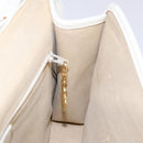 GUCCI Micro GG Supreme Shoulder Bag PVC White Gold 004 58 0264 Auth 133321-20