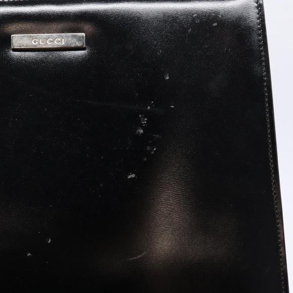 GUCCI Hand Bag Leather Black 001 2058 1773 5 Auth 133322
