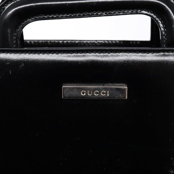 GUCCI Hand Bag Leather Black 001 2058 1773 5 Auth 133322