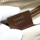 GUCCI Heart Bit GG Canvas Hand Bag 2way Brown Gold 269955 Auth 133323-12