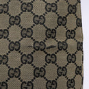 GUCCI GG Canvas Tote Bag Beige Black 002 1121 Auth 133325-9