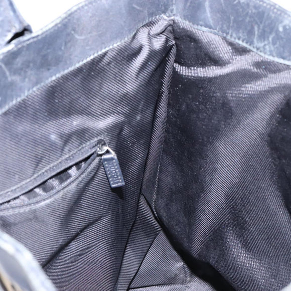 GUCCI GG Canvas Tote Bag Beige Black 002 1121 Auth 133325