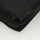GUCCI GG Canvas Tote Bag Silver Black Auth 133326-16