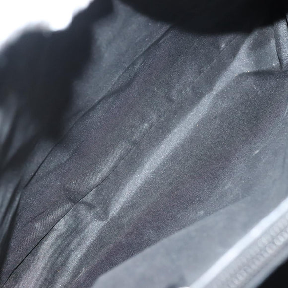 GUCCI GG Canvas Tote Bag Silver Black Auth 133326