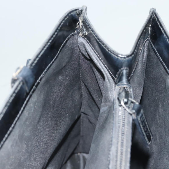 GUCCI GG Canvas Tote Bag Silver Black Auth 133326