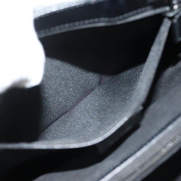 GUCCI GG Canvas Tote Bag Silver Black Auth 133326