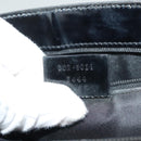 GUCCI GG Canvas Tote Bag Silver Black Auth 133326-12