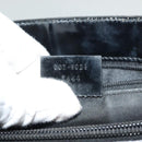 GUCCI GG Canvas Tote Bag Silver Black Auth 133326-26