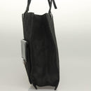 GUCCI GG Canvas Tote Bag Silver Black Auth 133326-3
