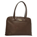 GUCCI Tote Bag Leather Brown Auth 133332-1