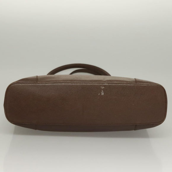 GUCCI Tote Bag Leather Brown Auth 133332