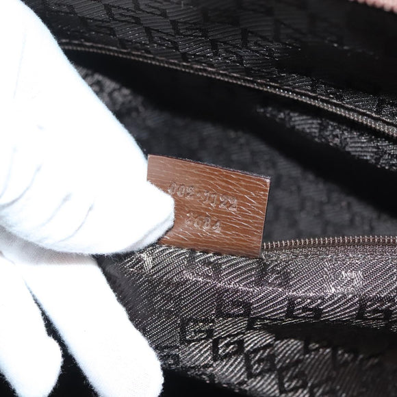 GUCCI Tote Bag Leather Brown Auth 133332