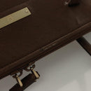 GUCCI Tote Bag Leather Brown Auth 133332-7