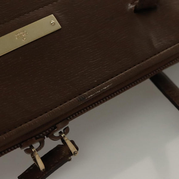 GUCCI Tote Bag Leather Brown Auth 133332