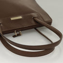 GUCCI Tote Bag Leather Brown Auth 133332-8