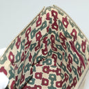 GUCCI GG Canvas Guccissima Abbey Tote Bag Leather White Gold 141470 Auth 133333-20