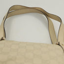 GUCCI GG Canvas Guccissima Abbey Tote Bag Leather White Gold 141470 Auth 133333-8