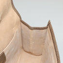 GUCCI GG Supreme Web Sherry Line Clutch Bag PVC Beige Gold 89 01 030 Auth 133336-19