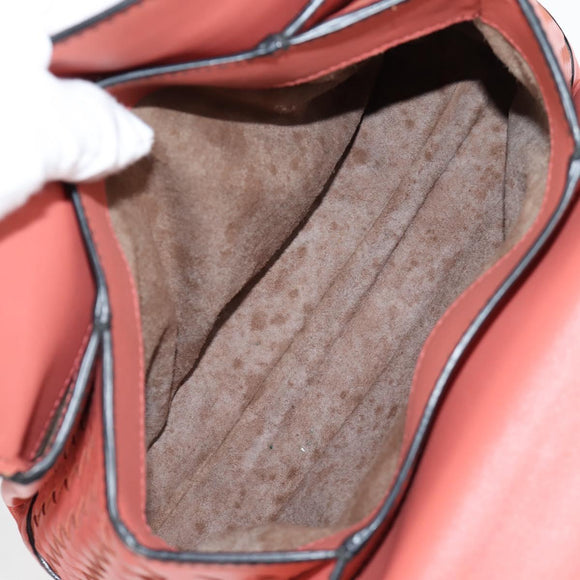 BOTTEGA VENETA Hand Bag Leather 2way Pink Auth 133343V